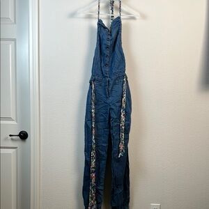 Women's Blue Denim Jumpsuit